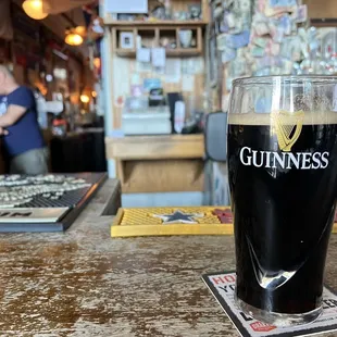 Guinness on tap  Pro tip: don&apos;t be like me and take the photo before you drink the beer