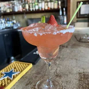 Strawberry special drink care of Thomas