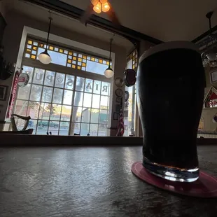 A pint of Guinness