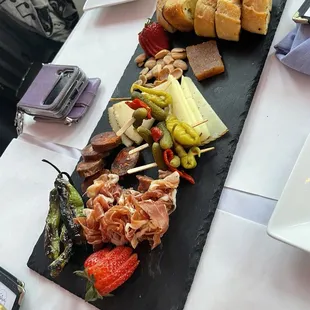 Table del Jamon y Queso board - very good I especially loved the goat cheese and chorizo