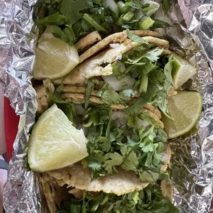 Chicken Tacos de Pollo