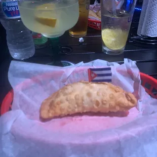 Shrimp Empanadas &amp; yummy margaritas
