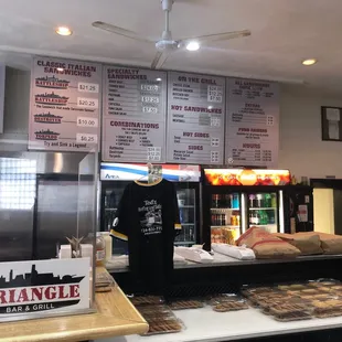 menus and food