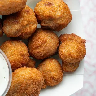 Breaded mushrooms