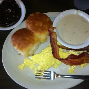 Breakfast special at Triangle Cafe.