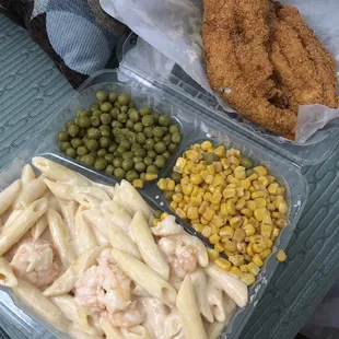 Cheesy Shrimp Pasta