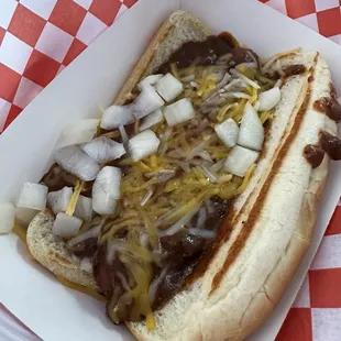 Jumbo Chili Dog