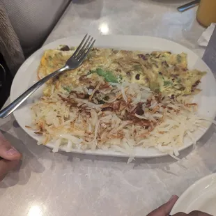 Bacon Avocado Omelette