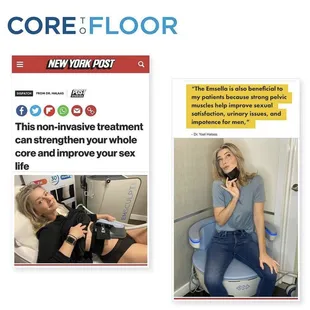 For core to the floor wellness - for men &amp; woman pelvic health &amp; to treat urinary incontinence
