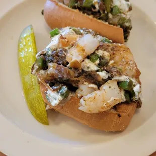 Shrimp Philly sub