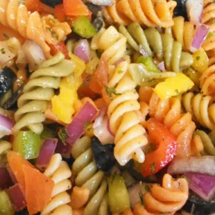 a pasta salad