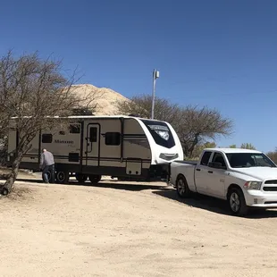 Spacious full hook up camping