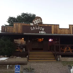 The Rock Saloon &amp; Grill. Mesquite fire grill and live country band on Saturday!