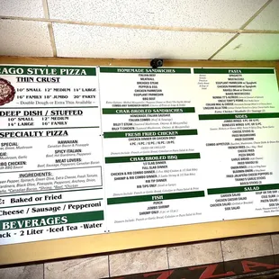 Menu.