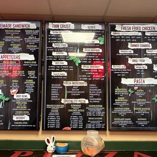 New updated digital menu