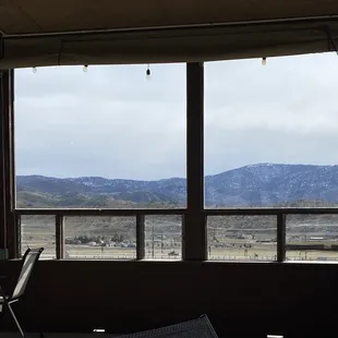 The view from the patio