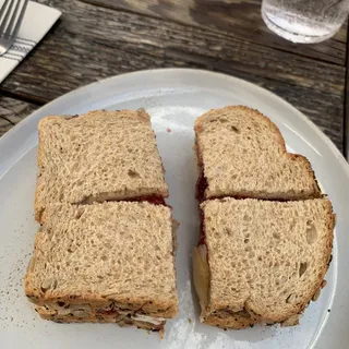 Kids Almond Butter and Jelly Sandwich