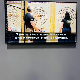 Safety video (cannot hear a word as the noise in the place drowned it out)