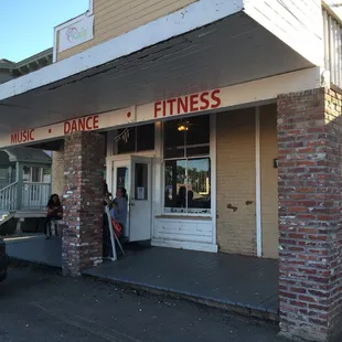 Front of Tribal ConnecZion Dance Hall.