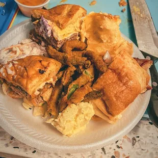 a plate of food