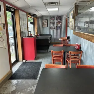 The small dining area