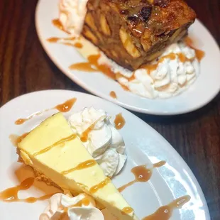 Cheesecake &amp; Bread Pudding