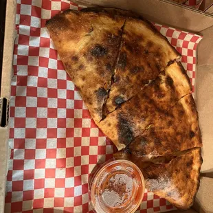 Calzone was delicious