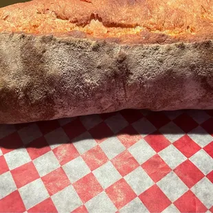 Loaf of fresh fire oven bread