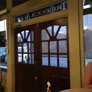 Beautiful doors! And their food is excellent!