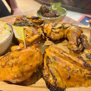 Peri peri whole chicken with 2 large sides