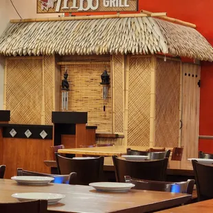 Nipa Hut in the dining area