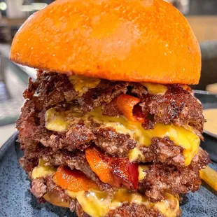 The Tributary Burger ( Custom - added two more parties ).