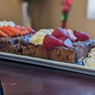 Banana Nutella Waffles