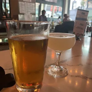 Lemon Drop  with a Modelo !!