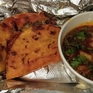 Beef Birria Tacos with Consume