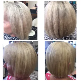 Color correction and smoothing.