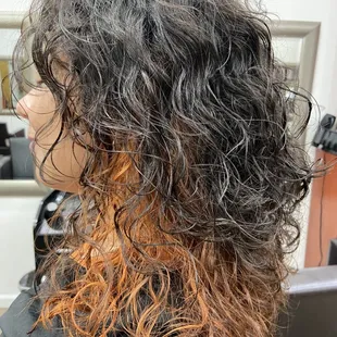 Curl Transformation with Copper orange