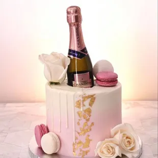 Celebration Champagne Cake w/Lemon Curd Filling (three weeks advance notice for all orders)