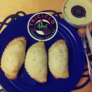 Take &amp; Bake lomo saltado w/cilantro sauce