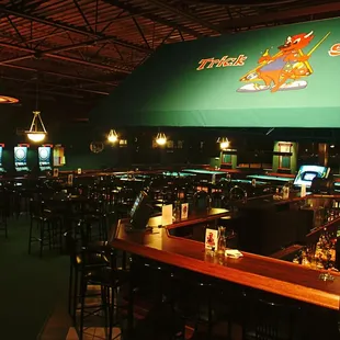 the inside of the restaurant