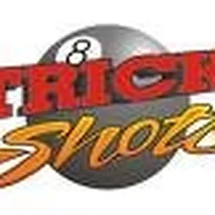 the logo for trick shots