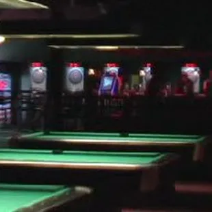 pool tables and arcades