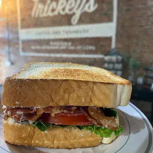 a sandwich on a plate