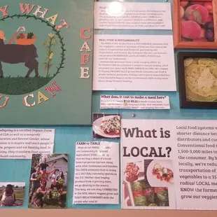 Informational board.