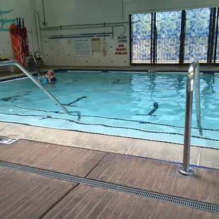 Morning swim class