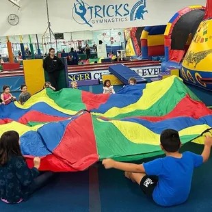 One of the fun games the coaches played