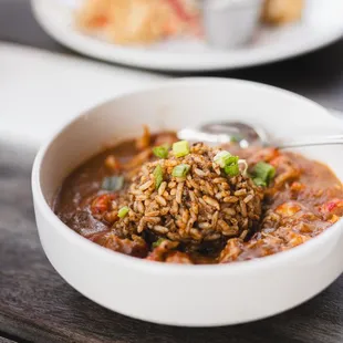 Etouffee - shrimp crawfish &amp; dirty rice