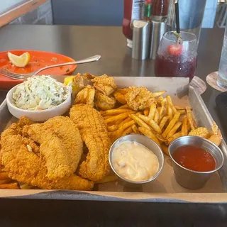 Shrimp & Catfish Platter