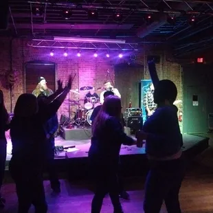 The stage and dance floor were top notch.