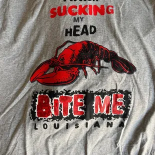 Nice crawl fish T-shirt and funny